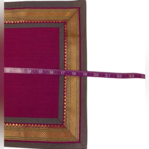 Set of 4 Decorative Embroidered Cloth Table Placemats Dining Place Settings - Picture 9 of 14